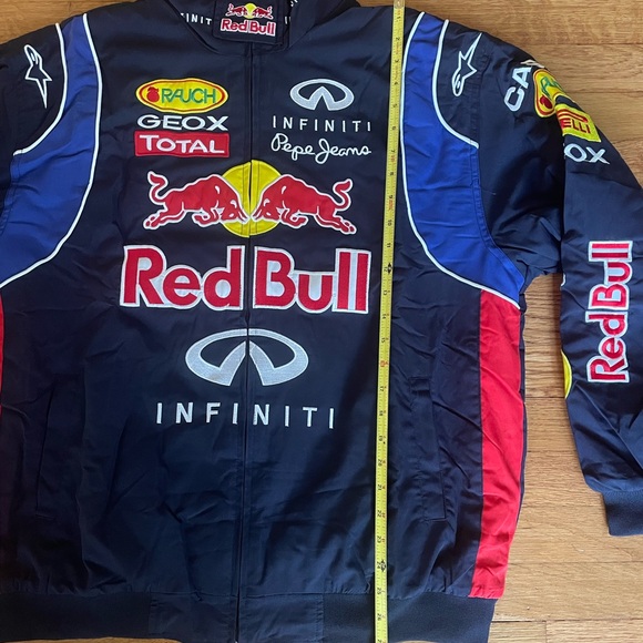 Formula 1 Red Bull Racing Jacket Men’s F1 Embroidered Retro Y2k Unisex - Picture 5 of 7